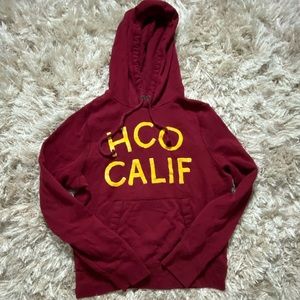 Hollister Burgundy Hoodie